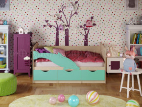 Кровать Дельфин-1 1600 Бирюза матовая в Сысерти - sysert.magazinmebel.ru | фото