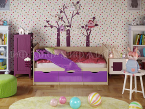 Кровать Дельфин-1 1800 Фиолетовый металлик в Сысерти - sysert.magazinmebel.ru | фото