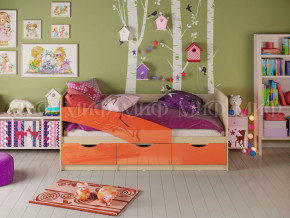 Кровать Дельфин 1600 Оранжевый металлик в Сысерти - sysert.magazinmebel.ru | фото