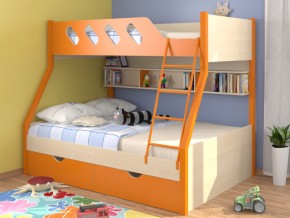 Кровать Дельта 20.02 оранжевая в Сысерти - sysert.magazinmebel.ru | фото