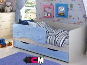 Кровать детская Алиса КР 812 голубая 1600 в Сысерти - sysert.magazinmebel.ru | фото