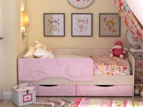 Кровать детская Алиса КР 812 розовая 1600 в Сысерти - sysert.magazinmebel.ru | фото