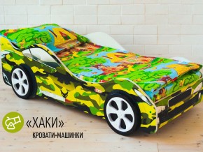 Кровать детская машина Хаки в Сысерти - sysert.magazinmebel.ru | фото - изображение 2