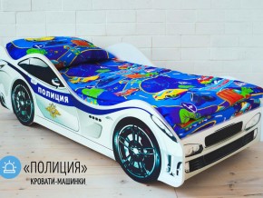 Кровать детская машина Полиции в Сысерти - sysert.magazinmebel.ru | фото - изображение 1