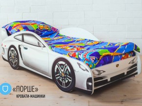 Кровать детская машинка Порше в Сысерти - sysert.magazinmebel.ru | фото