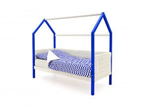 Кровать-домик мягкий Svogen сине-белый в Сысерти - sysert.magazinmebel.ru | фото