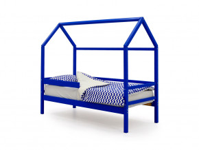 Кровать-домик Svogen с бортиком синий в Сысерти - sysert.magazinmebel.ru | фото