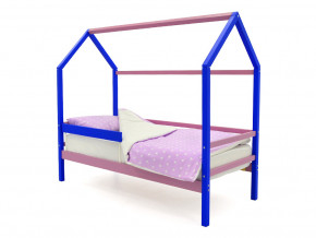 Кровать-домик Svogen с бортиком синий-лаванда в Сысерти - sysert.magazinmebel.ru | фото - изображение 1