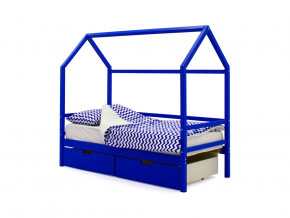 Кровать-домик Svogen с ящиками синий в Сысерти - sysert.magazinmebel.ru | фото