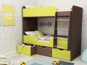 Кровать двухъярусная Малыш двойняшка бодега-лайм в Сысерти - sysert.magazinmebel.ru | фото - изображение 1