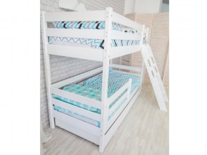 Кровать двухъярусная Сонечка с наклонной лестницей и ящиками в Сысерти - sysert.magazinmebel.ru | фото - изображение 3