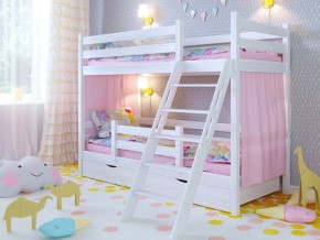 Кровать двухъярусная Сонечка с наклонной лестницей и ящиками в Сысерти - sysert.magazinmebel.ru | фото - изображение 6