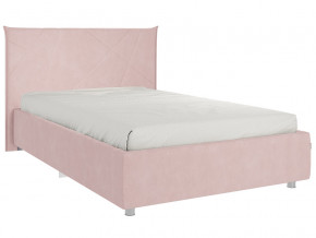 Кровать Квест 1200 велюр нежно-розовый в Сысерти - sysert.magazinmebel.ru | фото