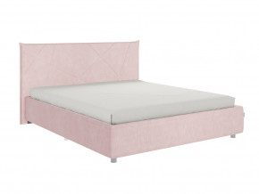 Кровать Квест 1600 велюр нежно-розовый в Сысерти - sysert.magazinmebel.ru | фото