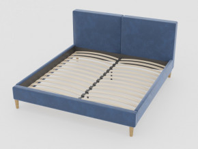 Кровать Линси 1200 синий в Сысерти - sysert.magazinmebel.ru | фото