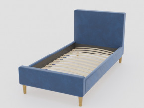 Кровать Линси 900 синий в Сысерти - sysert.magazinmebel.ru | фото - изображение 1