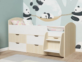 Кровать Малыш-7 Дуб-Белое дерево в Сысерти - sysert.magazinmebel.ru | фото
