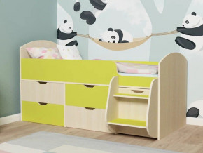 Кровать Малыш-7 Дуб-лайм в Сысерти - sysert.magazinmebel.ru | фото - изображение 1