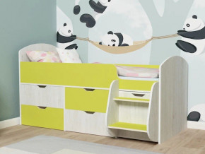 Кровать Малыш-7 Винтербер-Лайм в Сысерти - sysert.magazinmebel.ru | фото