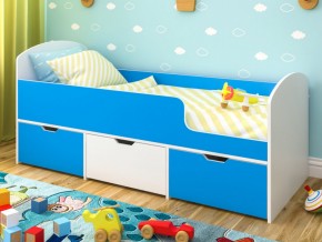 Кровать Малыш Мини Белое дерево-Голубой в Сысерти - sysert.magazinmebel.ru | фото