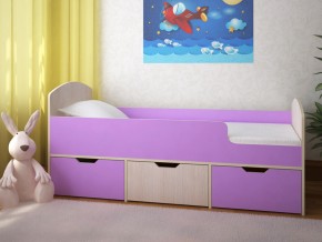 Кровать Малыш Мини Дуб молочный-Ирис в Сысерти - sysert.magazinmebel.ru | фото