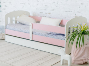 Кровать Малыш с ящиком розовый в Сысерти - sysert.magazinmebel.ru | фото
