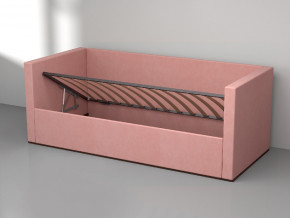 Кровать мягкая с подъёмным механизмом арт. 030 розовый в Сысерти - sysert.magazinmebel.ru | фото - изображение 2