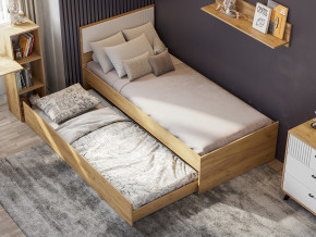 Кровать одинарная Милан выкатная с настилом в Сысерти - sysert.magazinmebel.ru | фото