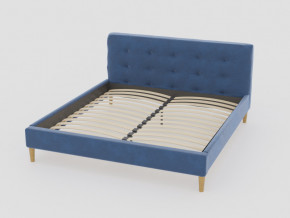 Кровать Пайли 1400 синий в Сысерти - sysert.magazinmebel.ru | фото - изображение 1
