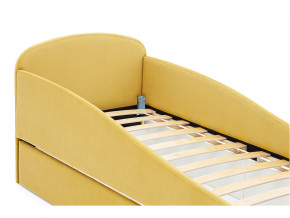 Кровать с ящиком Letmo горчичный (велюр) в Сысерти - sysert.magazinmebel.ru | фото - изображение 3
