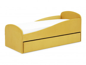 Кровать с ящиком Letmo горчичный (велюр) в Сысерти - sysert.magazinmebel.ru | фото - изображение 9