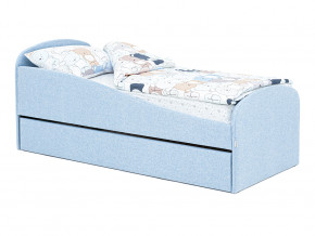 Кровать с ящиком Letmo небесный (рогожка) в Сысерти - sysert.magazinmebel.ru | фото - изображение 11