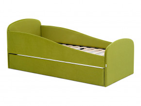 Кровать с ящиком Letmo оливковый (велюр) в Сысерти - sysert.magazinmebel.ru | фото - изображение 1