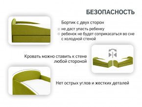 Кровать с ящиком Letmo оливковый (велюр) в Сысерти - sysert.magazinmebel.ru | фото - изображение 13