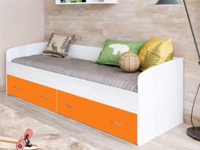 Кровать с выкатными ящиками Винтерберг, оранжевый в Сысерти - sysert.magazinmebel.ru | фото