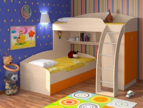 Кровать Соня 1+2 Оранжевый в Сысерти - sysert.magazinmebel.ru | фото - изображение 1