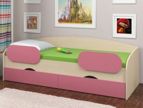 Кровать Соня 2 дуб молочный-розовый в Сысерти - sysert.magazinmebel.ru | фото - изображение 2