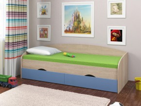 Кровать Соня 2 сонома-голубой в Сысерти - sysert.magazinmebel.ru | фото