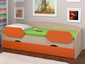 Кровать Соня 2 сонома-оранжевый в Сысерти - sysert.magazinmebel.ru | фото - изображение 2