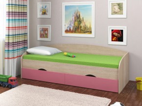 Кровать Соня 2 сонома-розовый в Сысерти - sysert.magazinmebel.ru | фото
