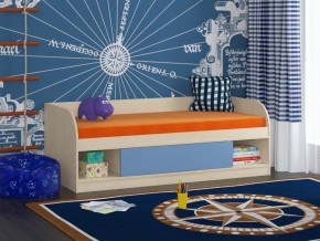 Кровать Соня 4 дуб молочный-голубой в Сысерти - sysert.magazinmebel.ru | фото