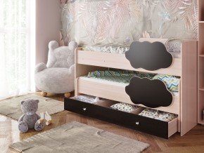 Кровать Соник с ящиком млечный дуб-венге в Сысерти - sysert.magazinmebel.ru | фото