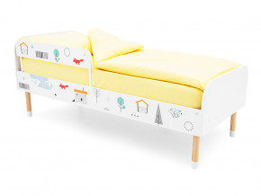 Кровать Stumpa Классика с бортиком рисунок Шале в Сысерти - sysert.magazinmebel.ru | фото - изображение 1