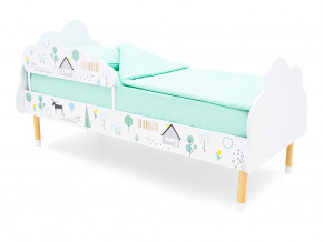 Кровать Stumpa Облако с бортиком рисунок Ферма в Сысерти - sysert.magazinmebel.ru | фото - изображение 1
