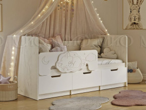 Кровать Юниор-4 800х1600 Шарли Белый в Сысерти - sysert.magazinmebel.ru | фото - изображение 1