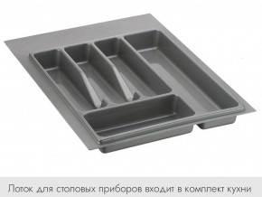 Кухонный гарнитур 1600 Лиственница охотская, белый бланш в Сысерти - sysert.magazinmebel.ru | фото - изображение 2