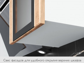 Кухонный гарнитур 1600 Лиственница охотская, белый бланш в Сысерти - sysert.magazinmebel.ru | фото - изображение 3