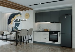 Кухонный гарнитур Лофт 2550 в Сысерти - sysert.magazinmebel.ru | фото - изображение 1