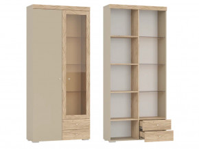 Шкаф 2-х дверный со стеклом и двумя ящиками Палермо 6-87002 в Сысерти - sysert.magazinmebel.ru | фото - изображение 1