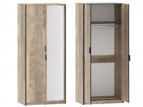 Шкаф для одежды Фолк НМ 014.03 фасад с зеркалом в Сысерти - sysert.magazinmebel.ru | фото